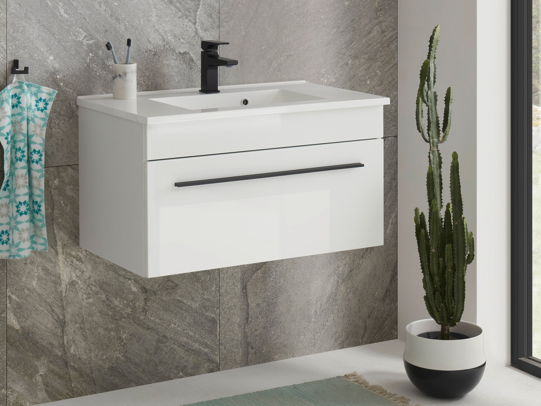 Hängeschrank für Waschbecken Torbelu 101