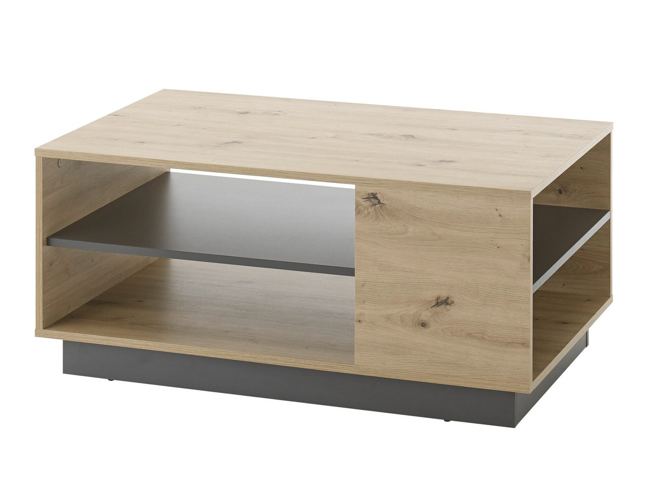 Couchtisch Veropho 108 (Artisan Eichenholzoptik + Graphit)
