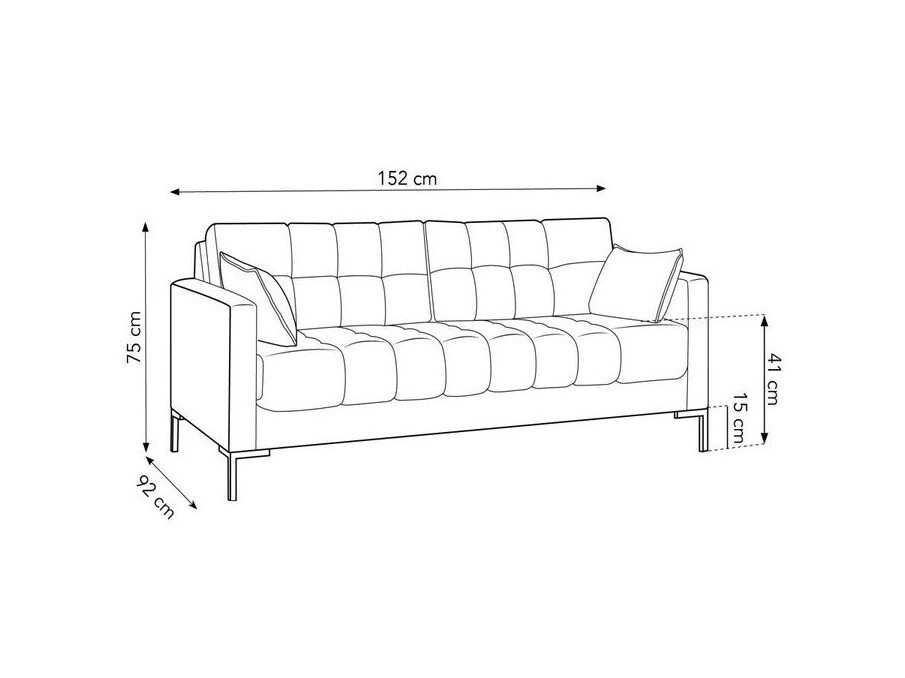 Sofa Lormelo 100 (Bluvel 03)