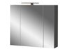 Badezimmerspiegelschrank Temeli 101 (Graphit)