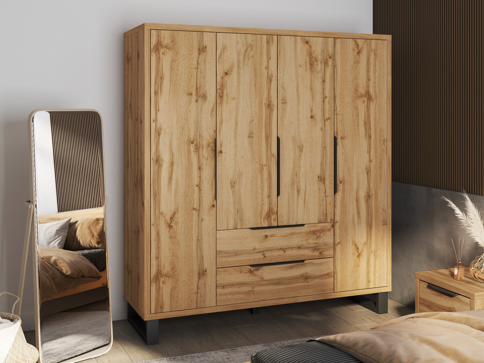 Kleiderschrank Avicavu 115