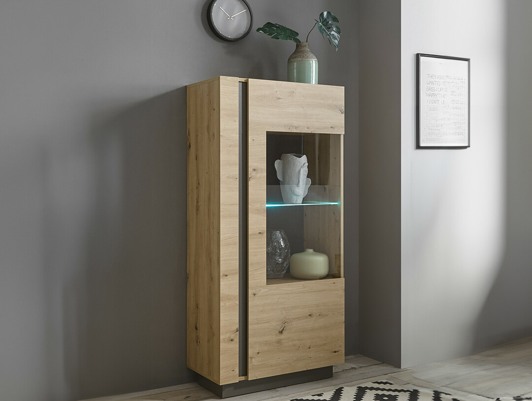 Regal Veropho 101 (Artisan Eichenholzoptik + Graphit)