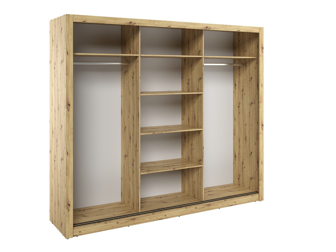 Kleiderschrank Fresno 101 (Artisan Eichenholzoptik)