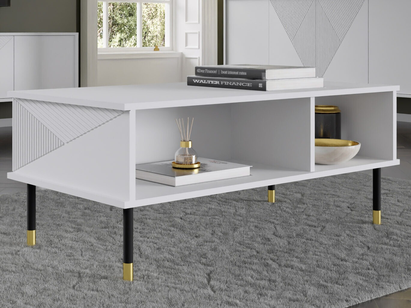 Couchtisch Teopha 102 (Weiß)