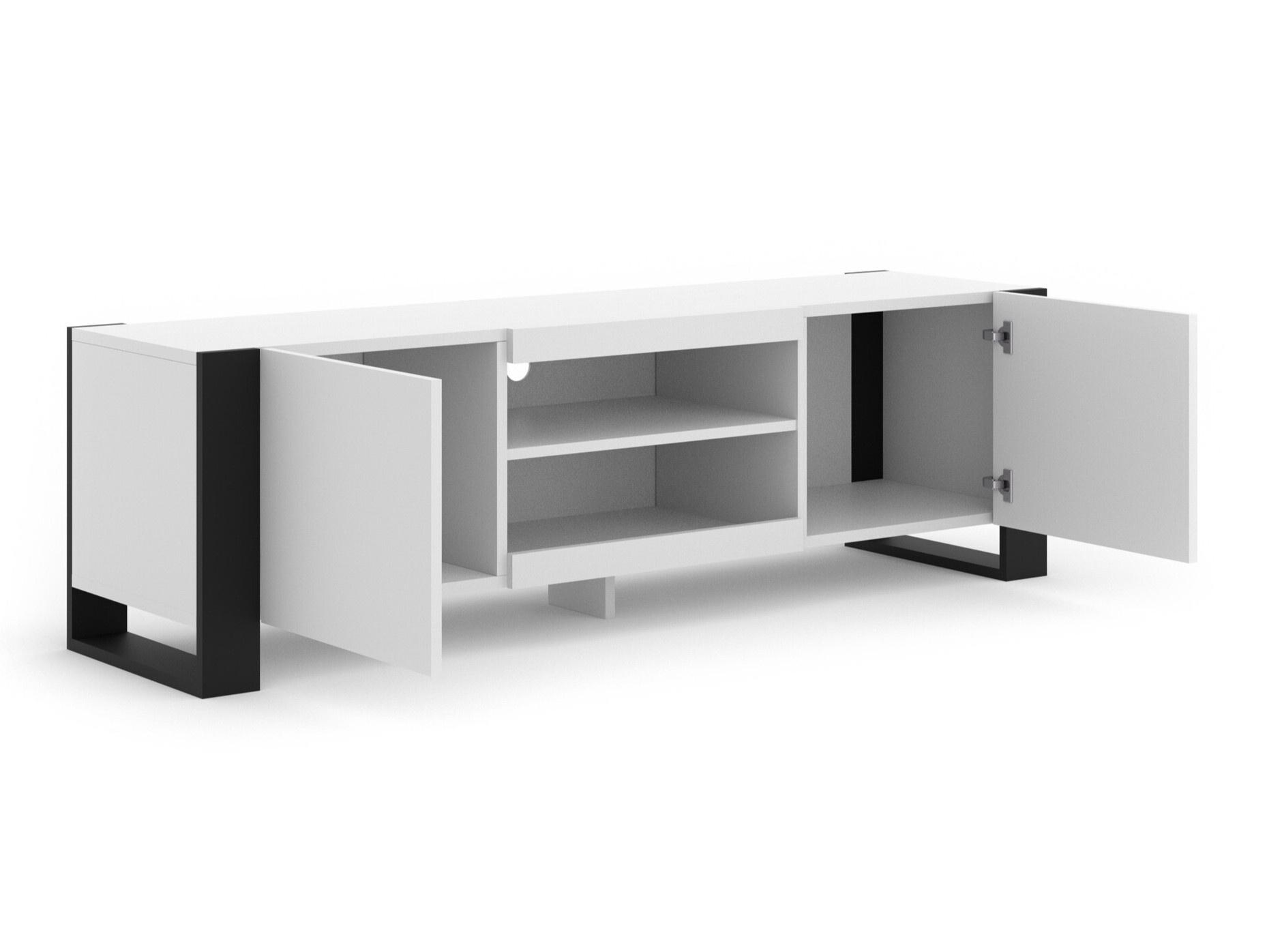 TV-Möbel Tivtora 100 (Matt weiß)