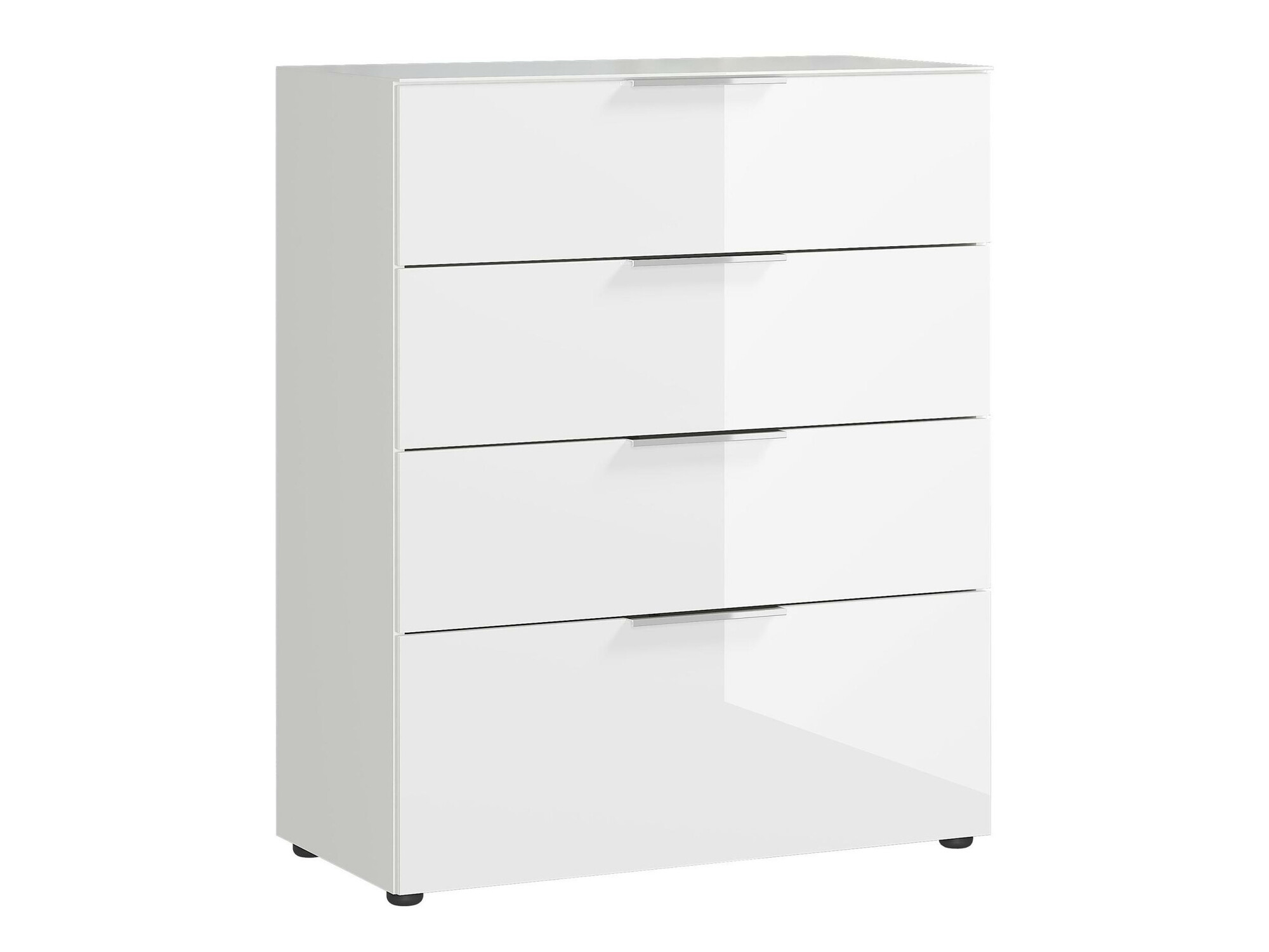 Kommoden Sacramento 299 (Weiß + Weiß glänzend)