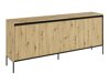 Sideboard Fernolu 103 (Artisan Eichenholzoptik + Schwarz)