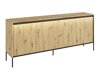 Sideboard Fernolu 103 (Artisan Eichenholzoptik + Schwarz)
