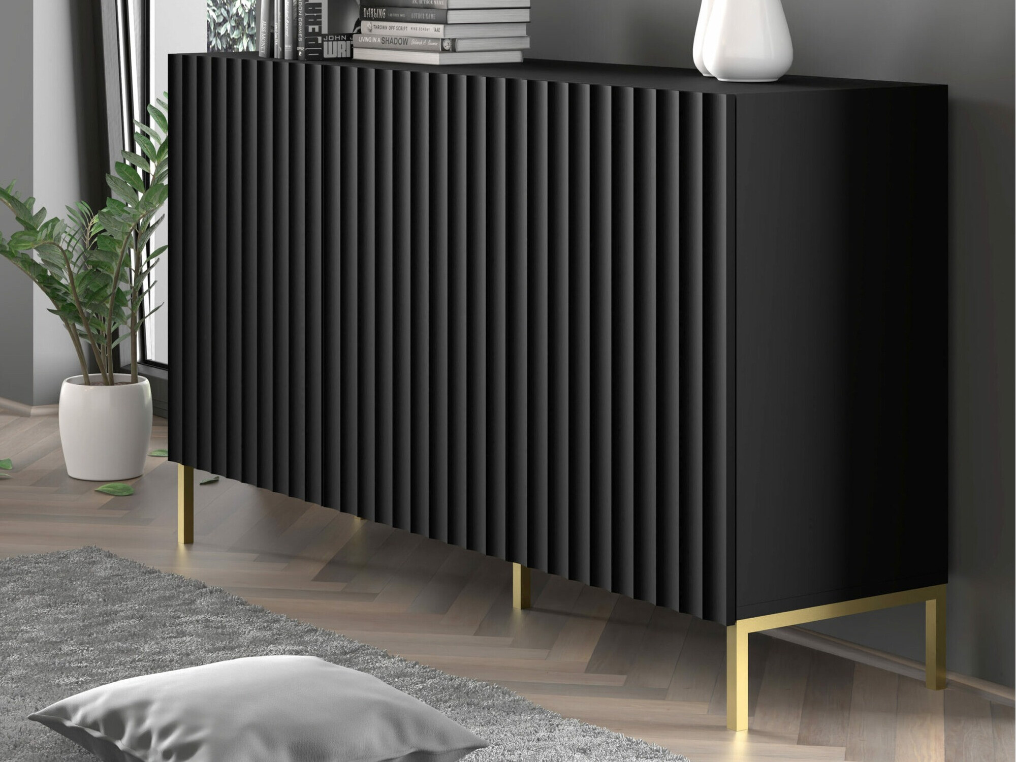 Sideboard Soropho 100 (Schwarz)