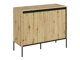 Sideboard Fernolu 101 (Artisan Eichenholzoptik + Schwarz)