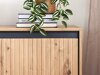 Sideboard Fernolu 102 (Artisan Eichenholzoptik + Schwarz)