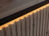 Sideboard Fernolu 102 (Artisan Eichenholzoptik + Schwarz)