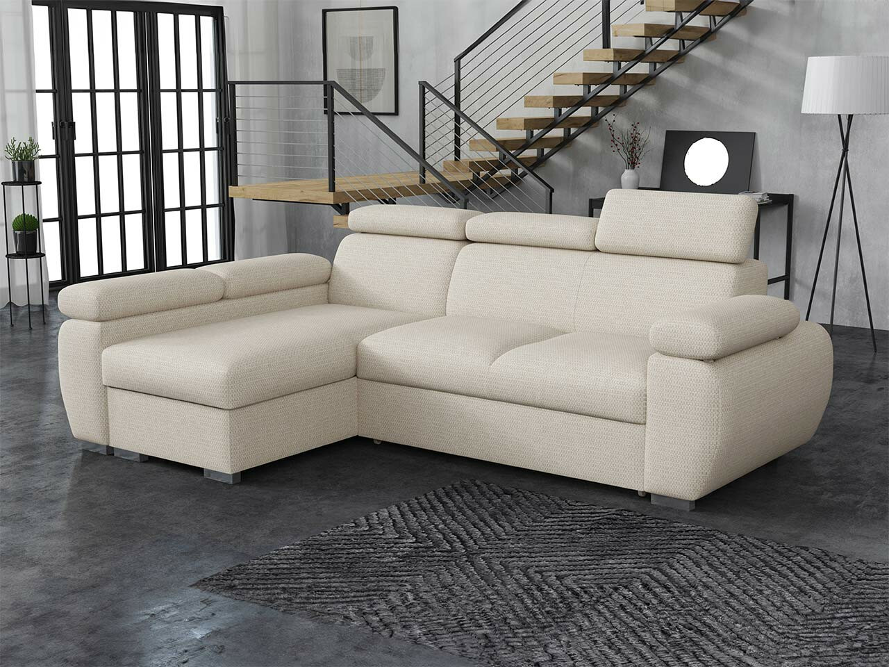 Ecksofa Columbus 132 (Aragon 03)