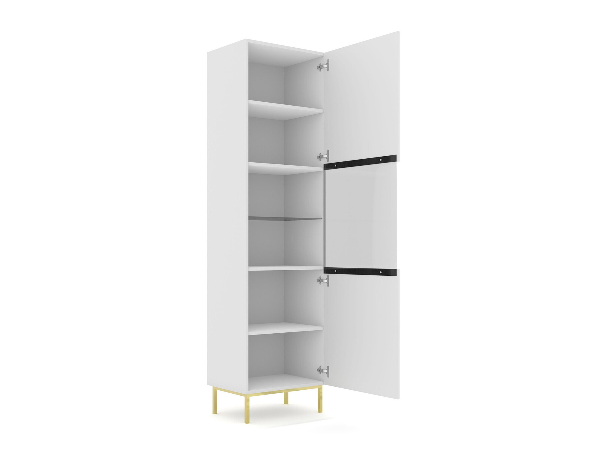 Regal Odelomu 102 (Weiß + Weiß glänzend)