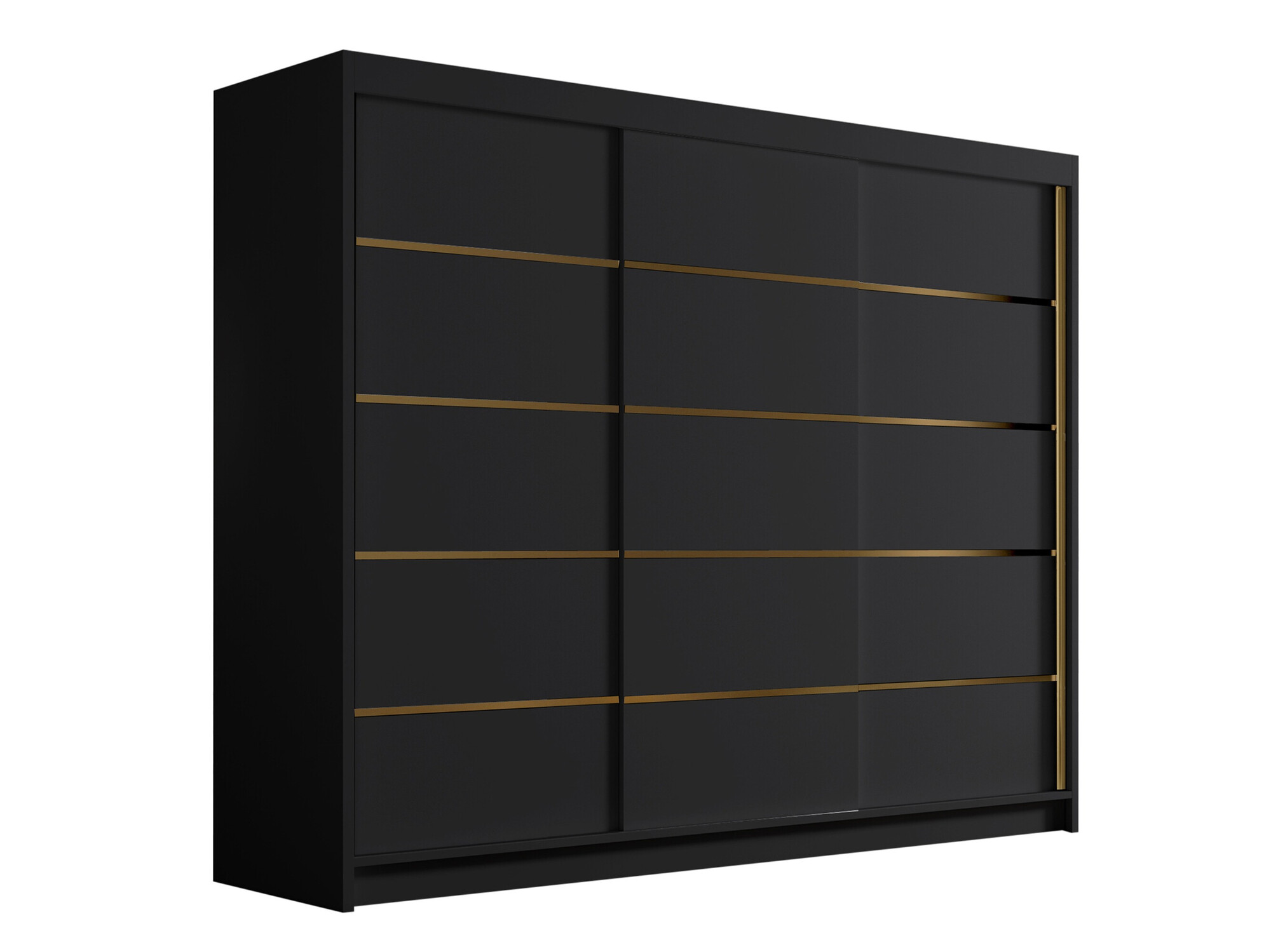 Kleiderschrank Closico 184 (Schwarz)