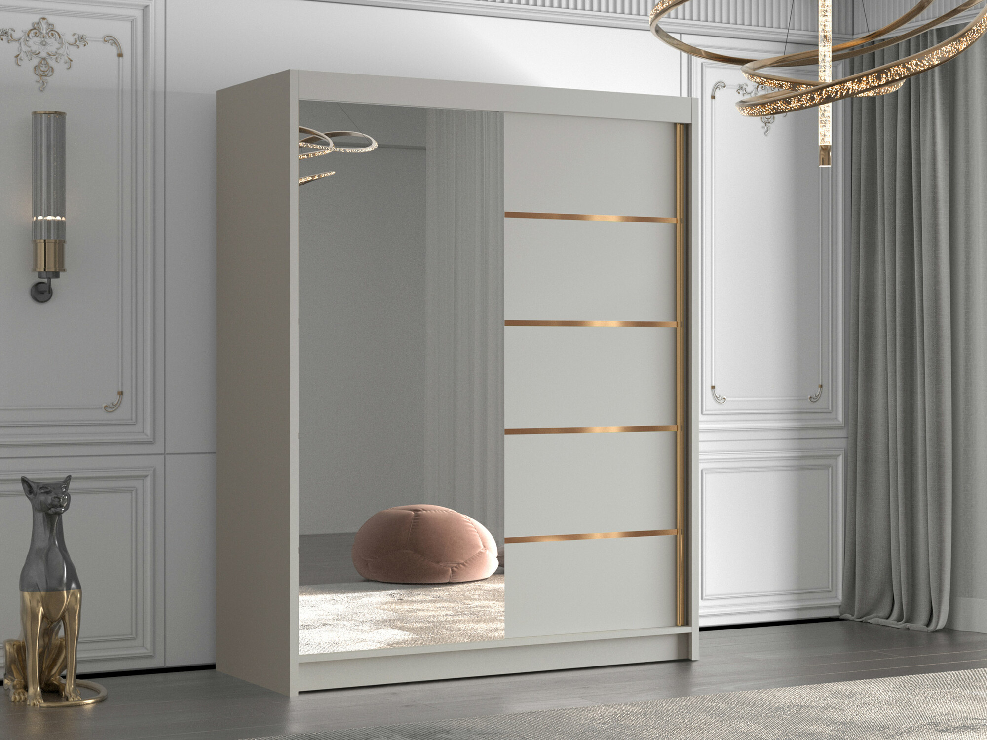 Kleiderschrank Closico 187 (Kaschmir)