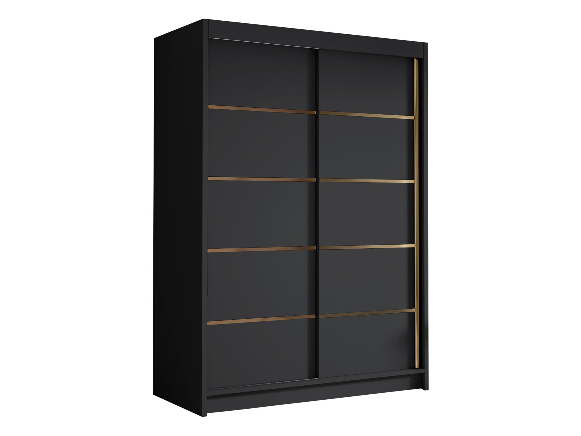 Kleiderschrank Closico 188 (Schwarz)