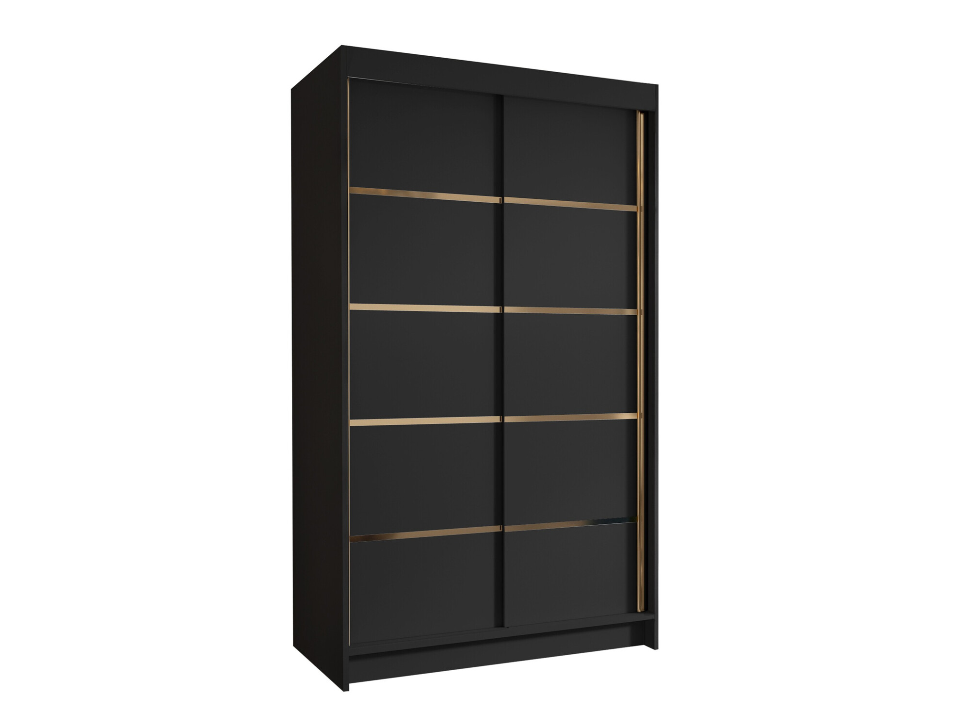 Kleiderschrank Closico Corden III (Schwarz)