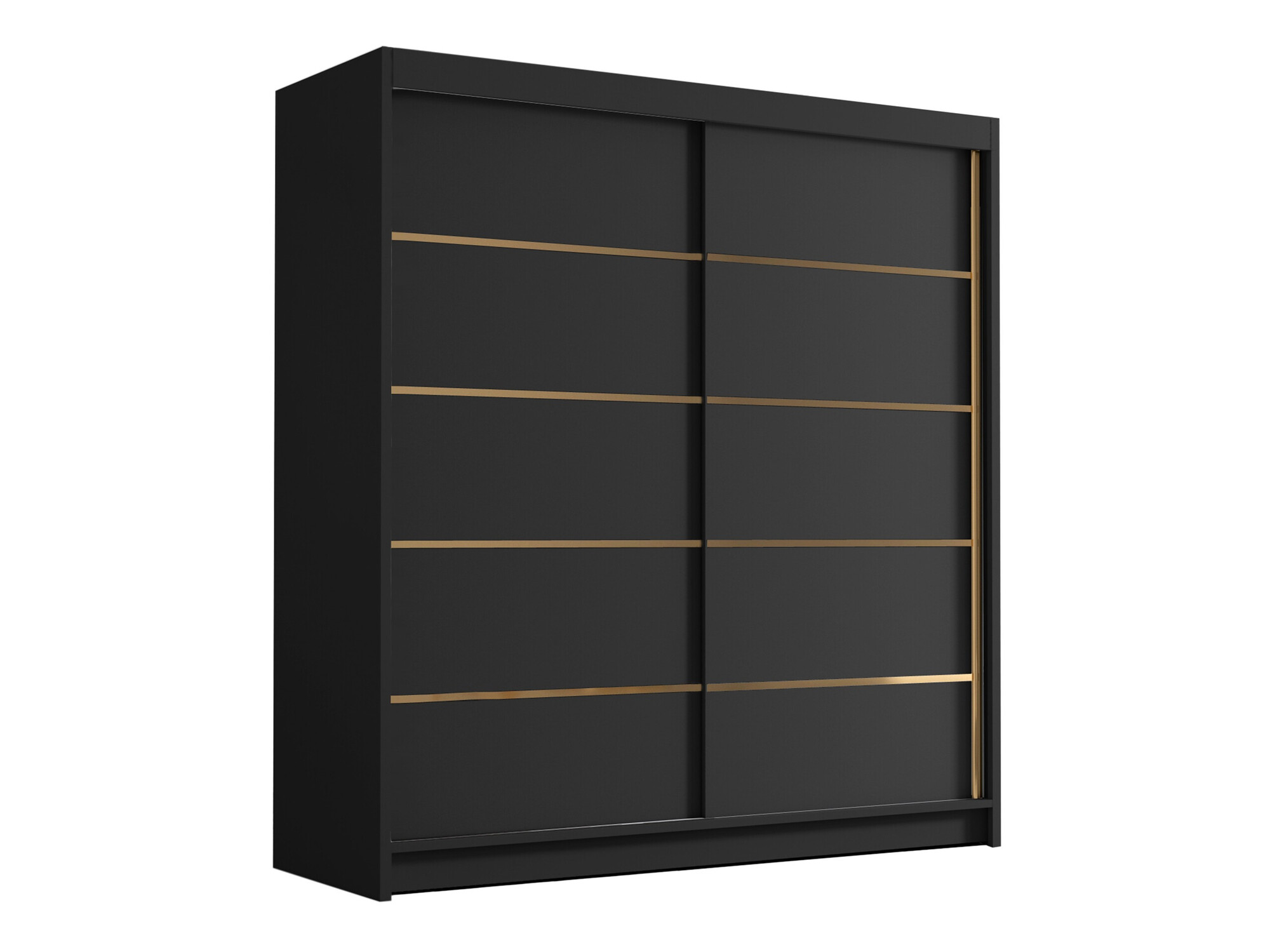 Kleiderschrank Closico Vallor III (Schwarz)