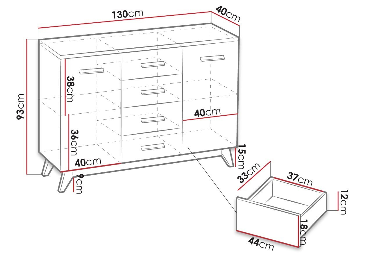 Kommoden Sorvera 106