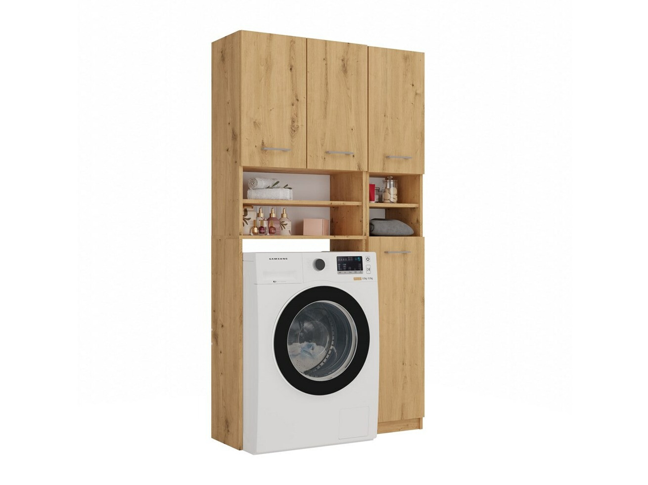 Badezimmer-Regal Mandeville 128 (Artisan Eichenholzoptik)