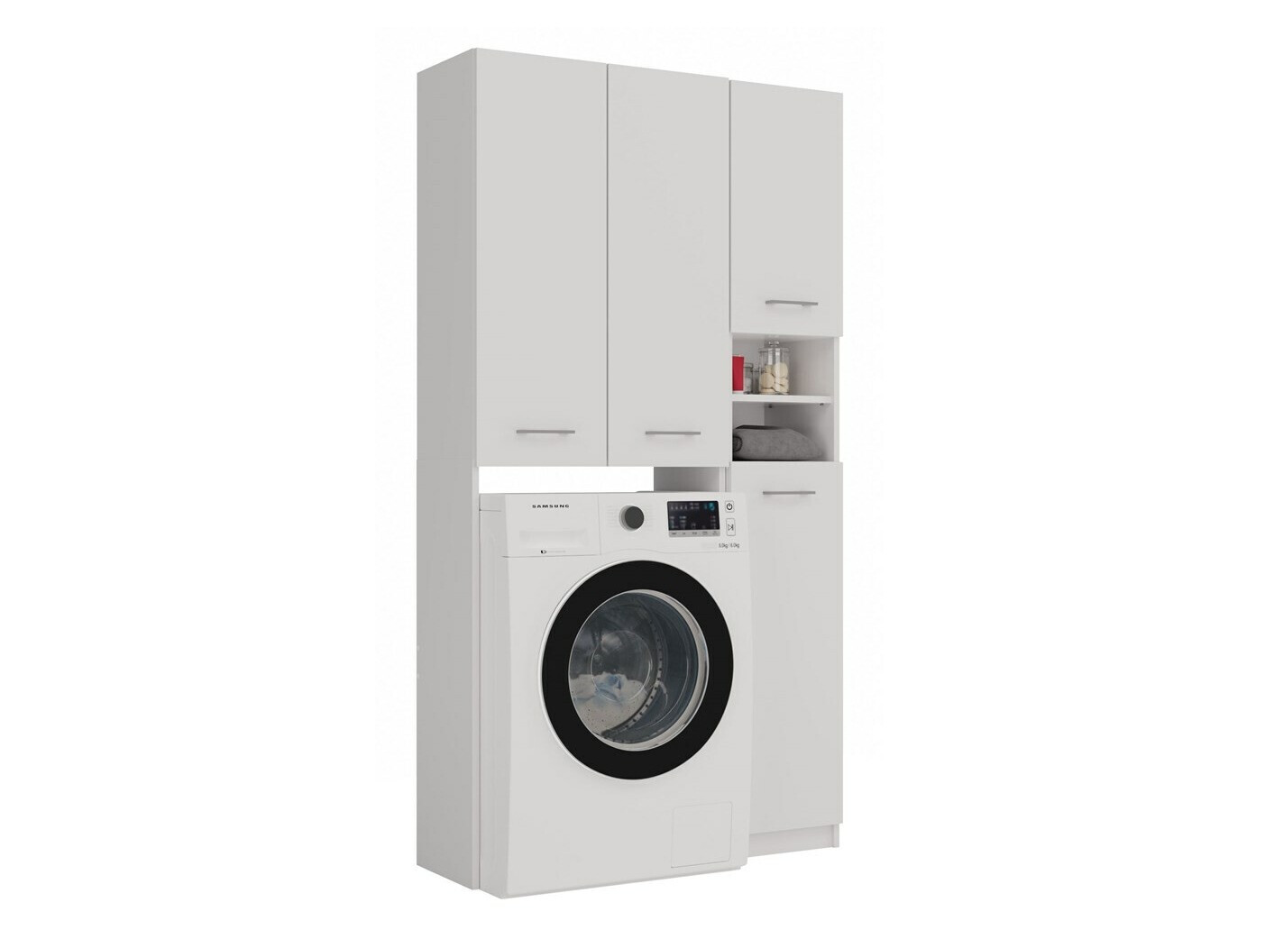 Badezimmer-Regal Mandeville 130 (Weiß)