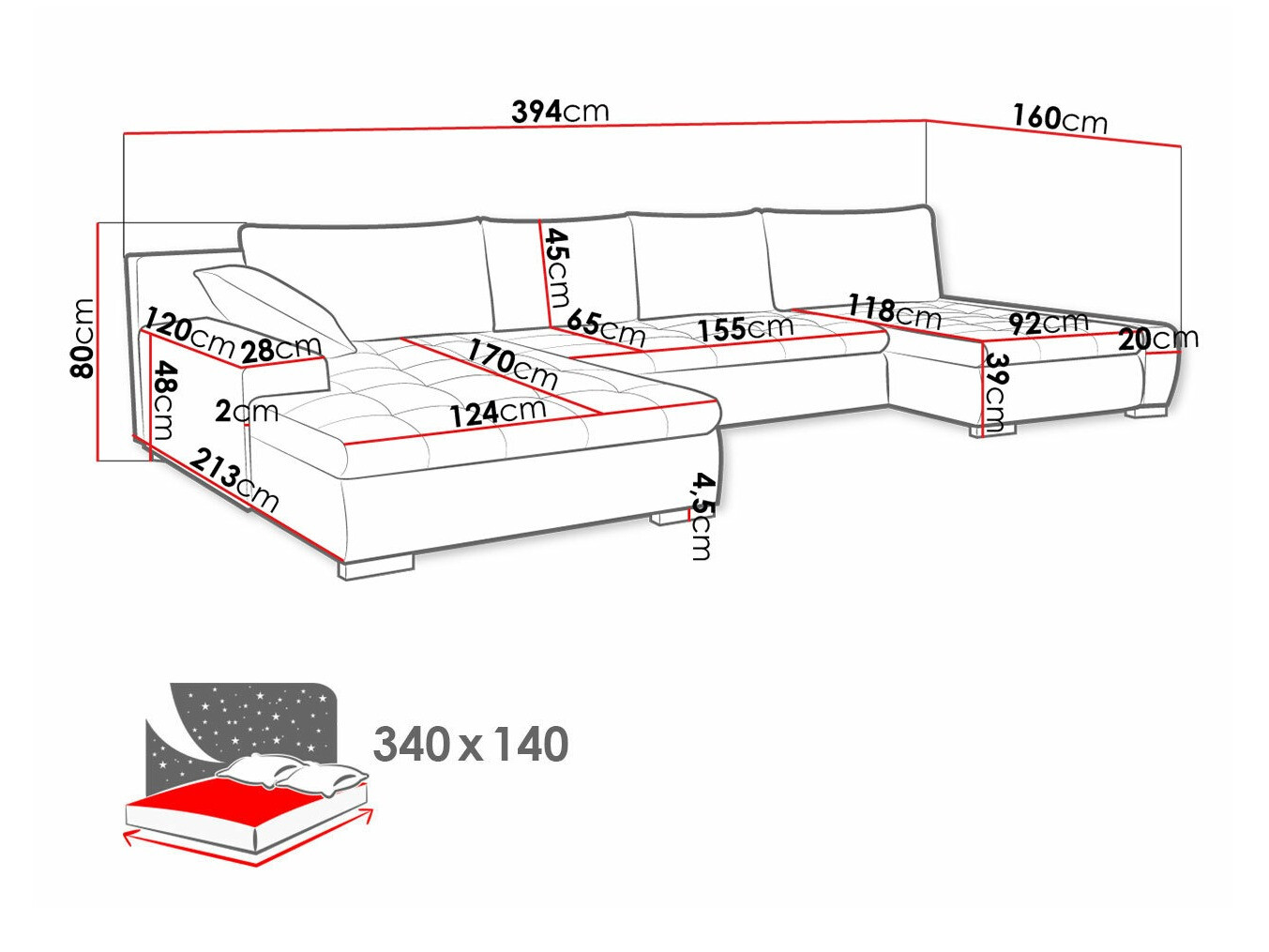 Ecksofa Comfivo 106 (Soft 011 + Lawa 06)
