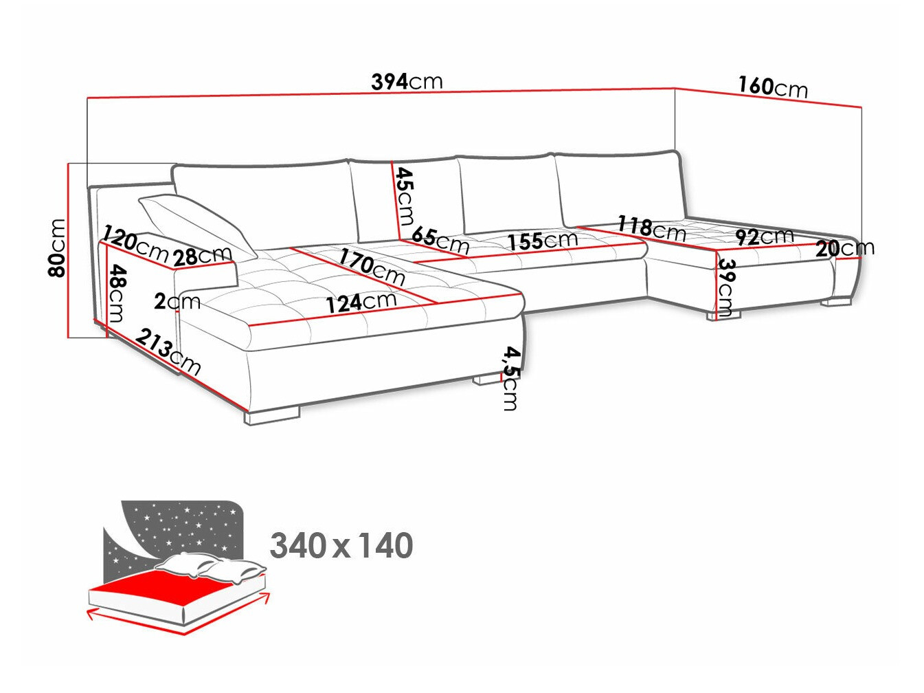 Ecksofa Comfivo 106 (Uttario Velvet 2973 + Matana 01)