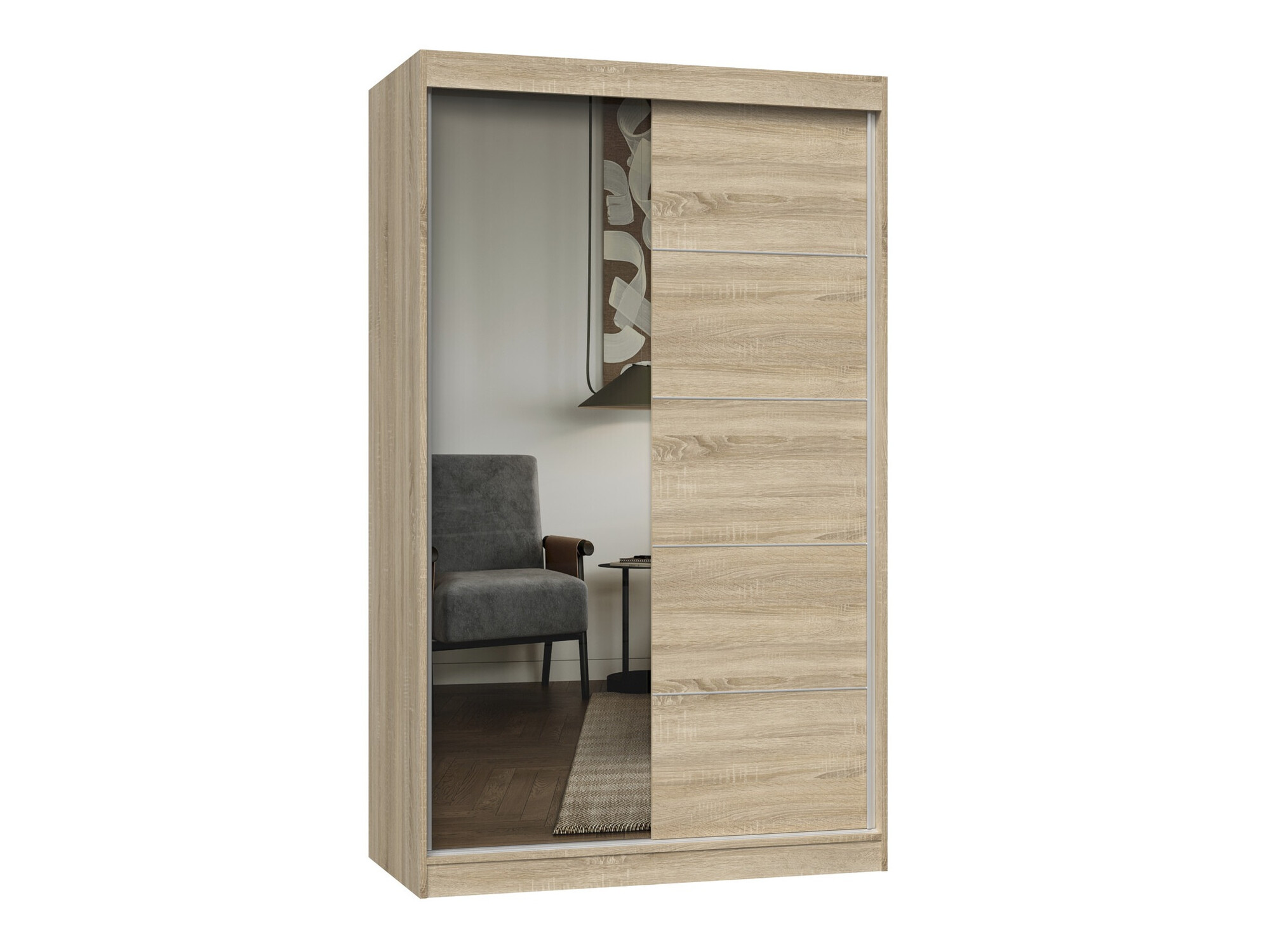 Kleiderschrank Mandeville 157 (Sonoma Eichenholzoptik)