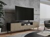 TV-Möbel Romseru 105 (Artisan Eichenholzoptik + Schwarz)