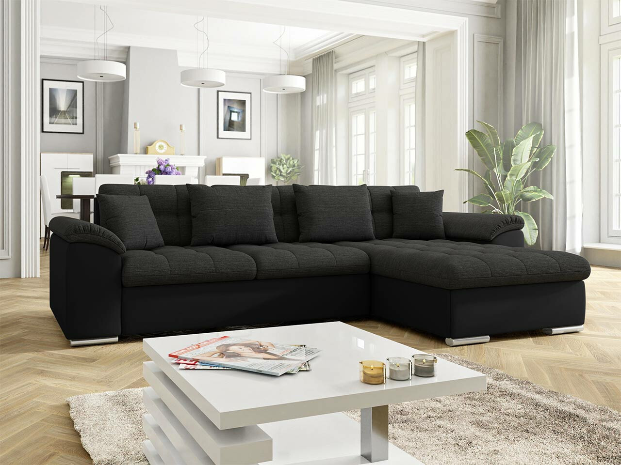 Ecksofa Comfivo 107 (Soft 011 + Soul 20)