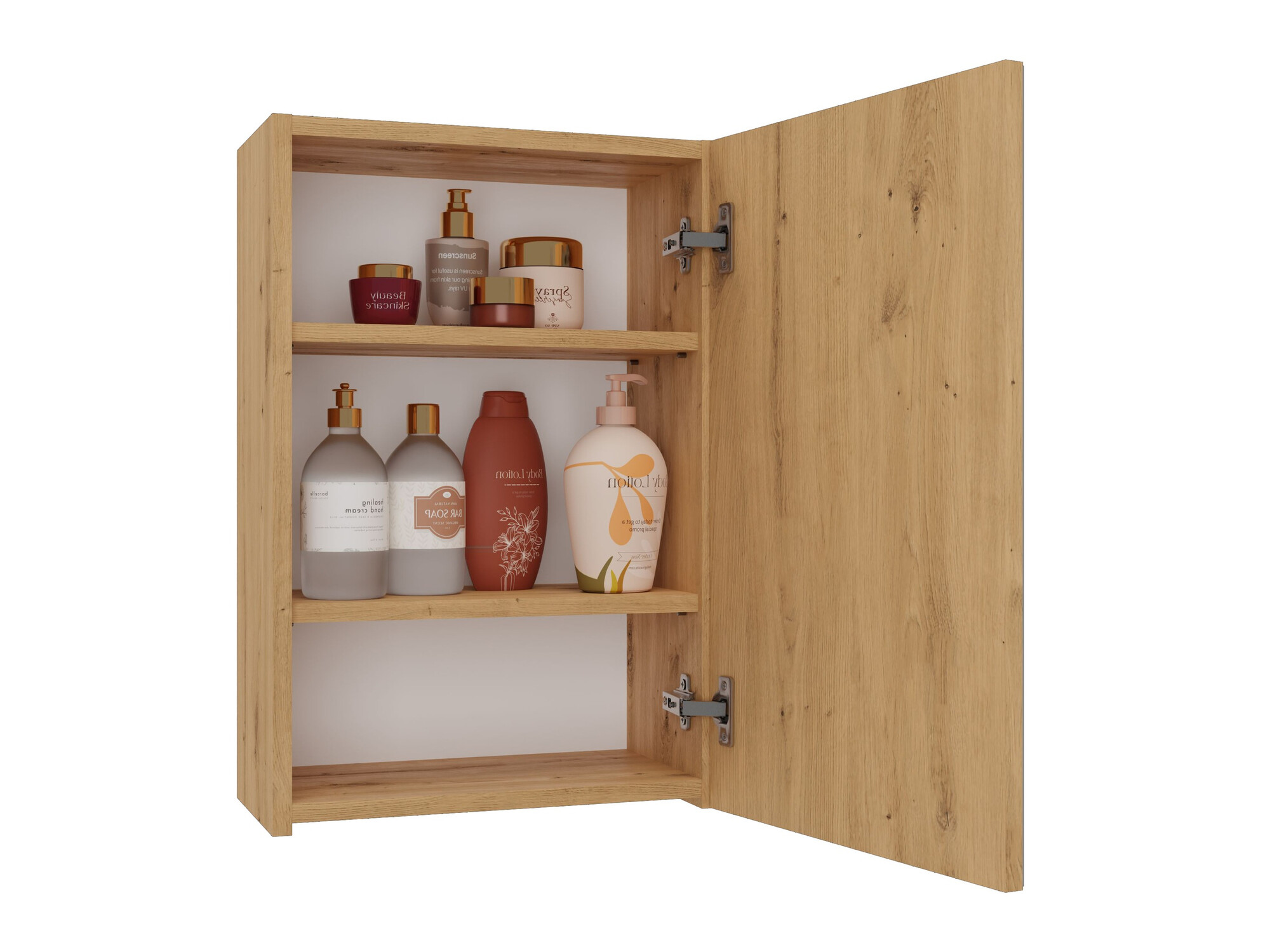 Spiegelschrank fürs Badezimmer Balelbo 100 (Artisan Eichenholzoptik)