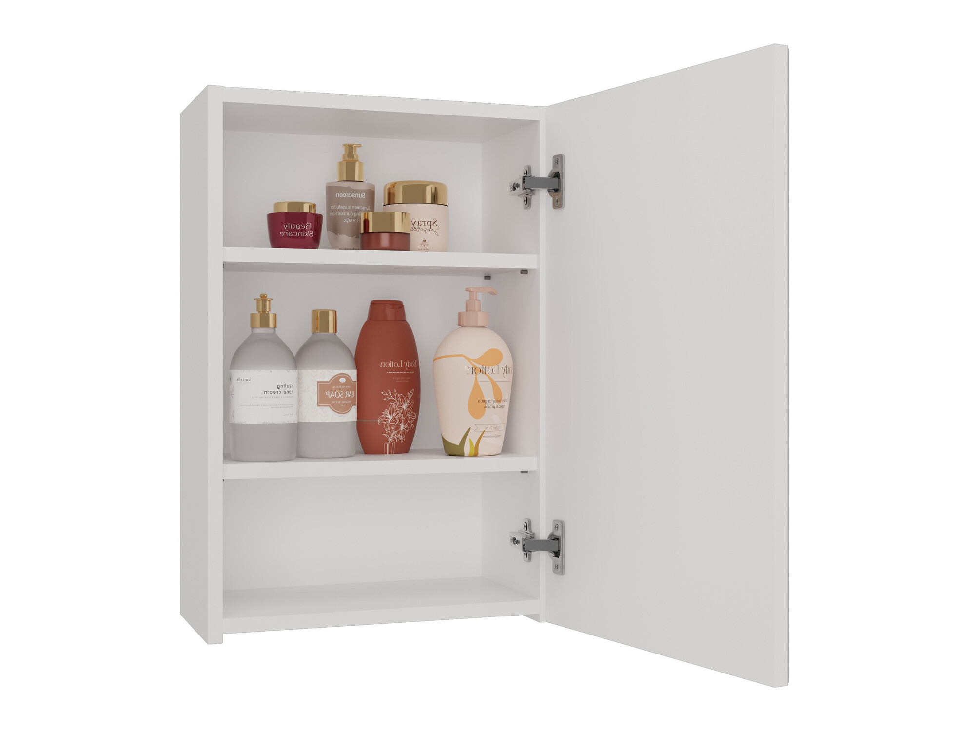 Spiegelschrank fürs Badezimmer Balelbo 100 (Weiß)