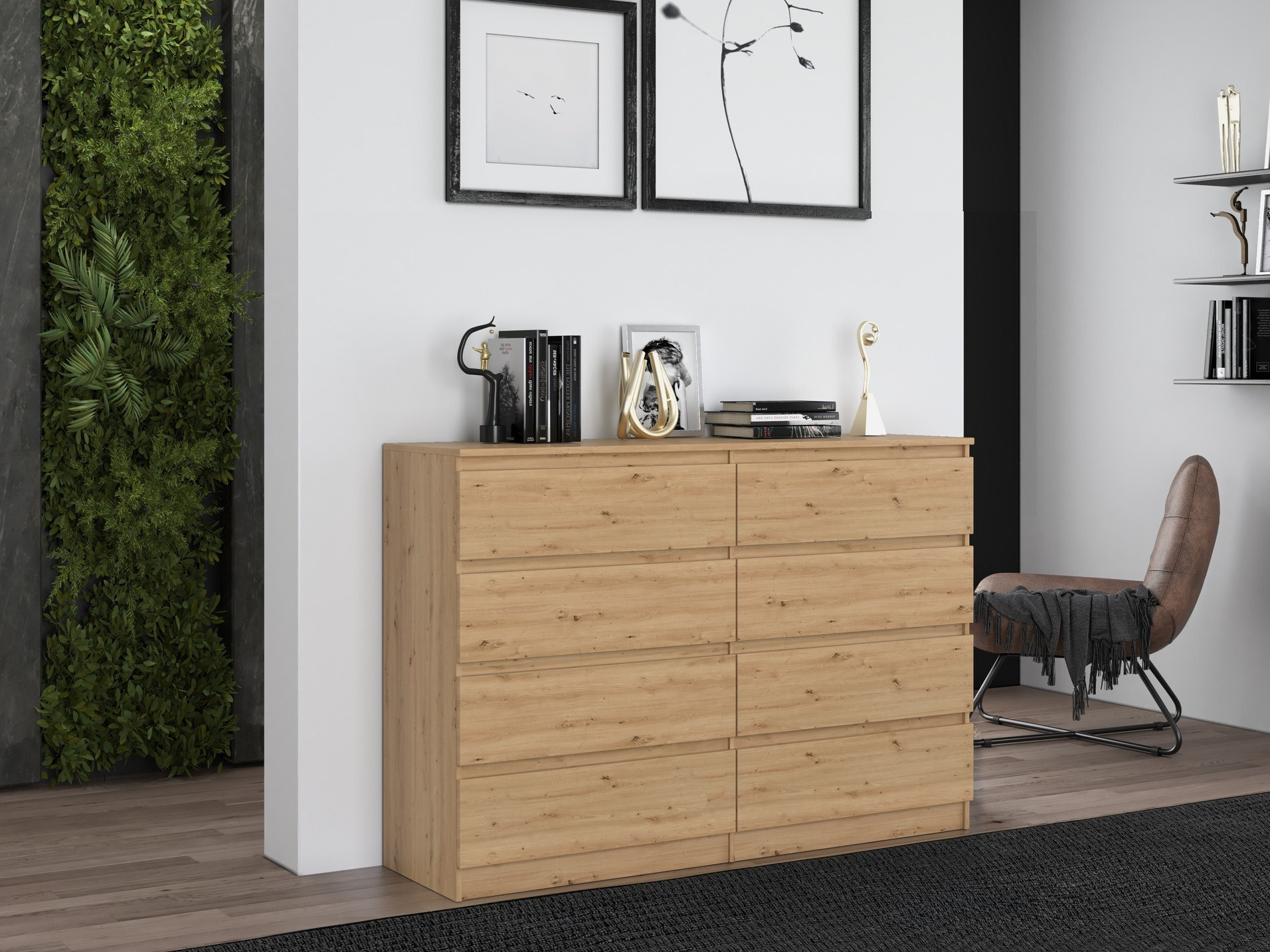 Kommoden Elbvelu 100 (Artisan Eichenholzoptik)