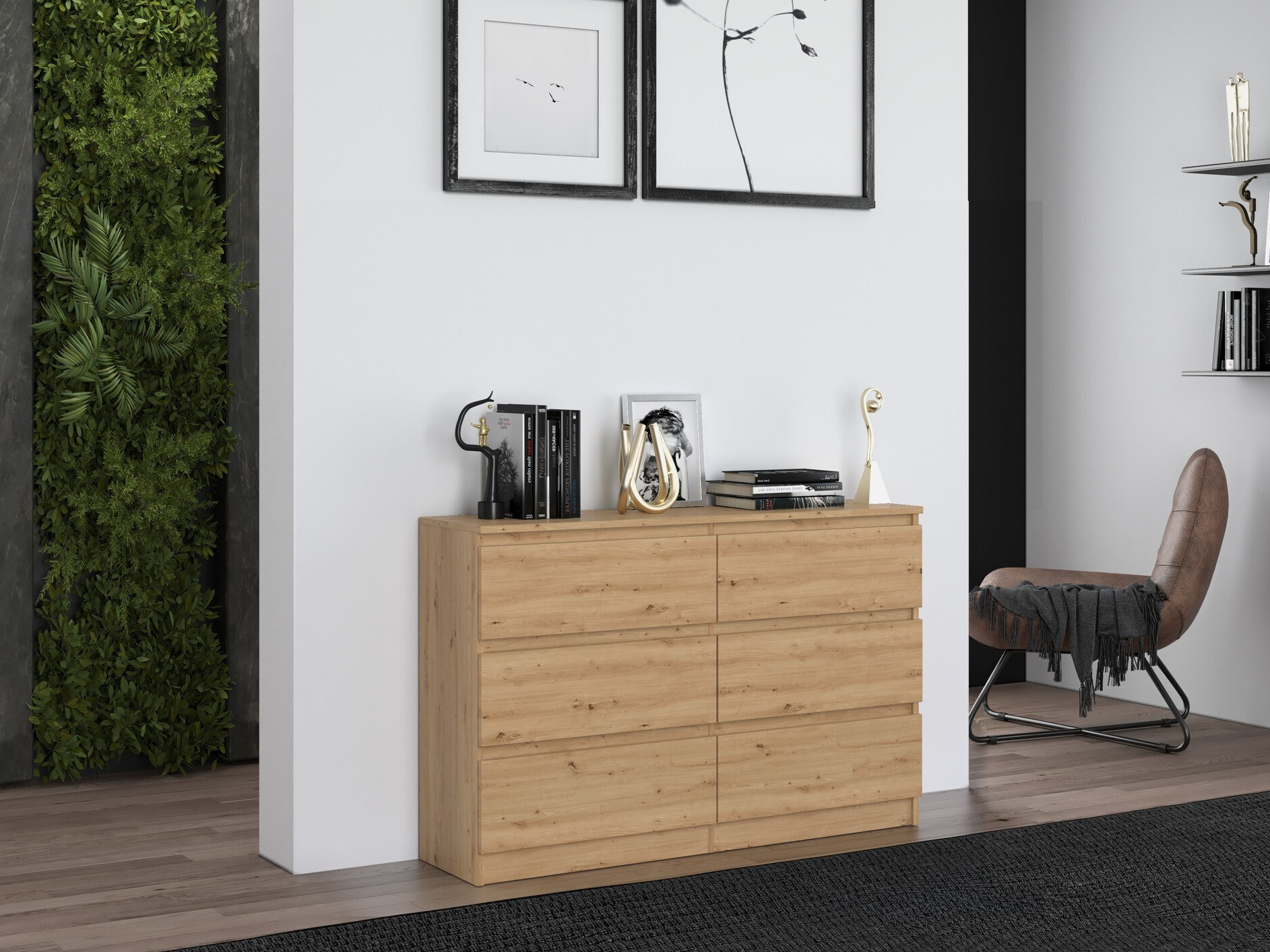 Kommoden Elbvelu 103 (Artisan Eichenholzoptik)