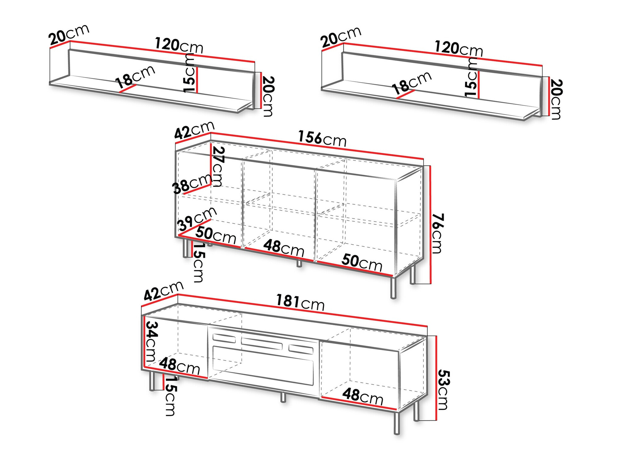 Wohnzimmer-Sets Studium