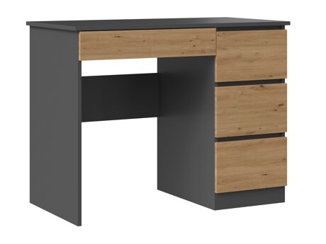 Bürotisch Elbvelu 108 (Anthrazit + Artisan Eichenholzoptik)