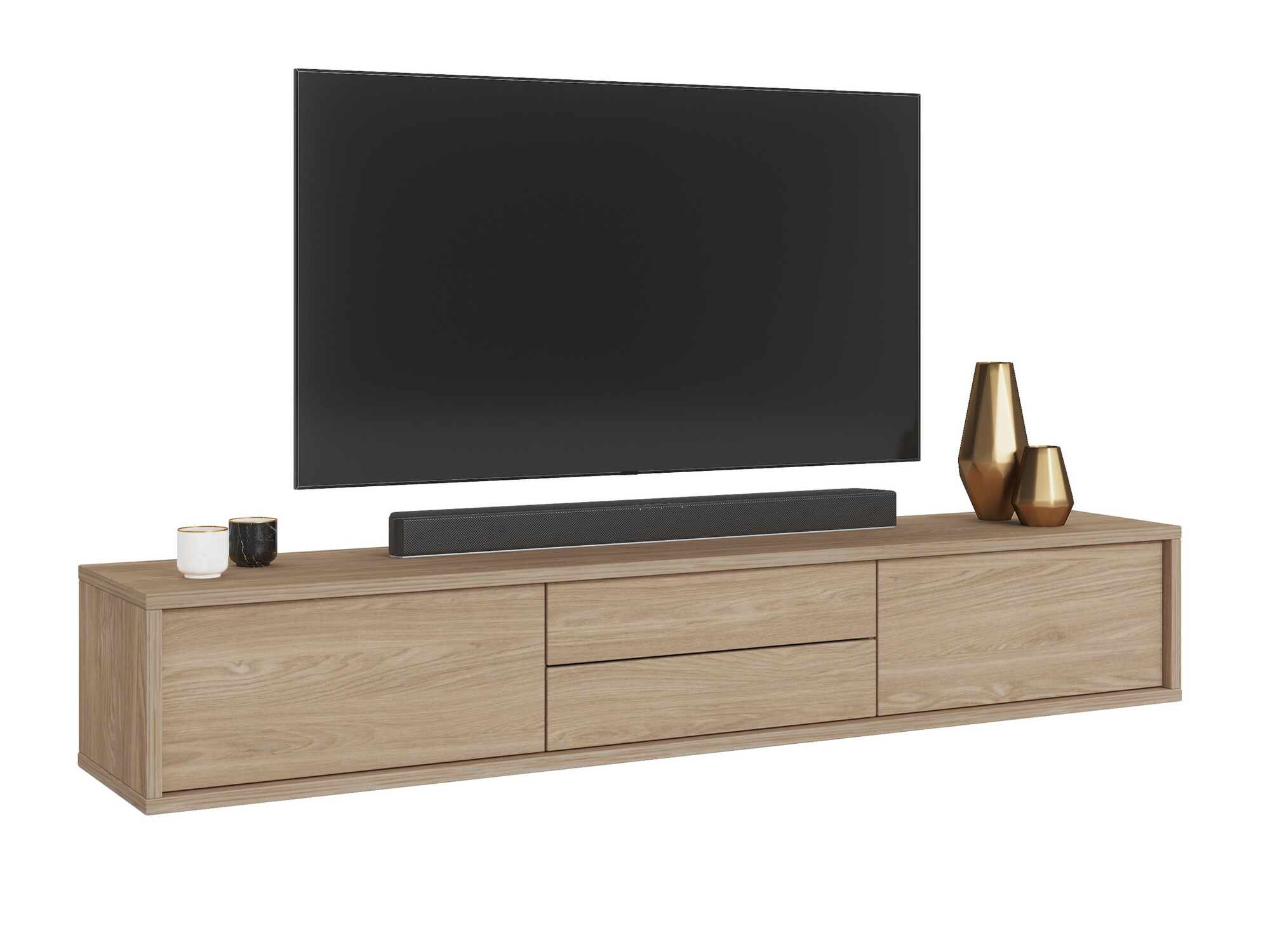 TV-Möbel Austin 325 (Eichenholzoptik)