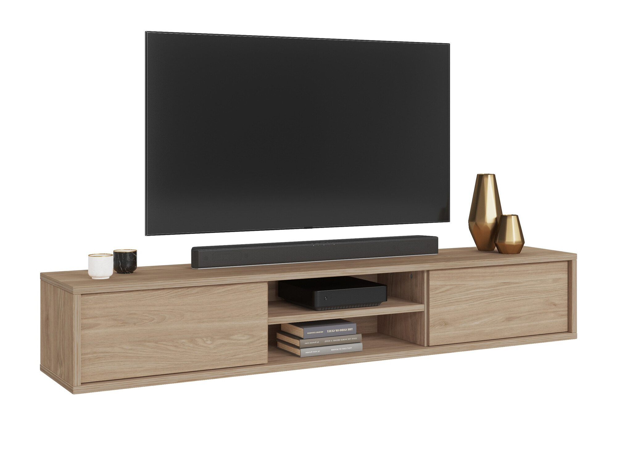 TV-Möbel Austin 326 (Eichenholzoptik)