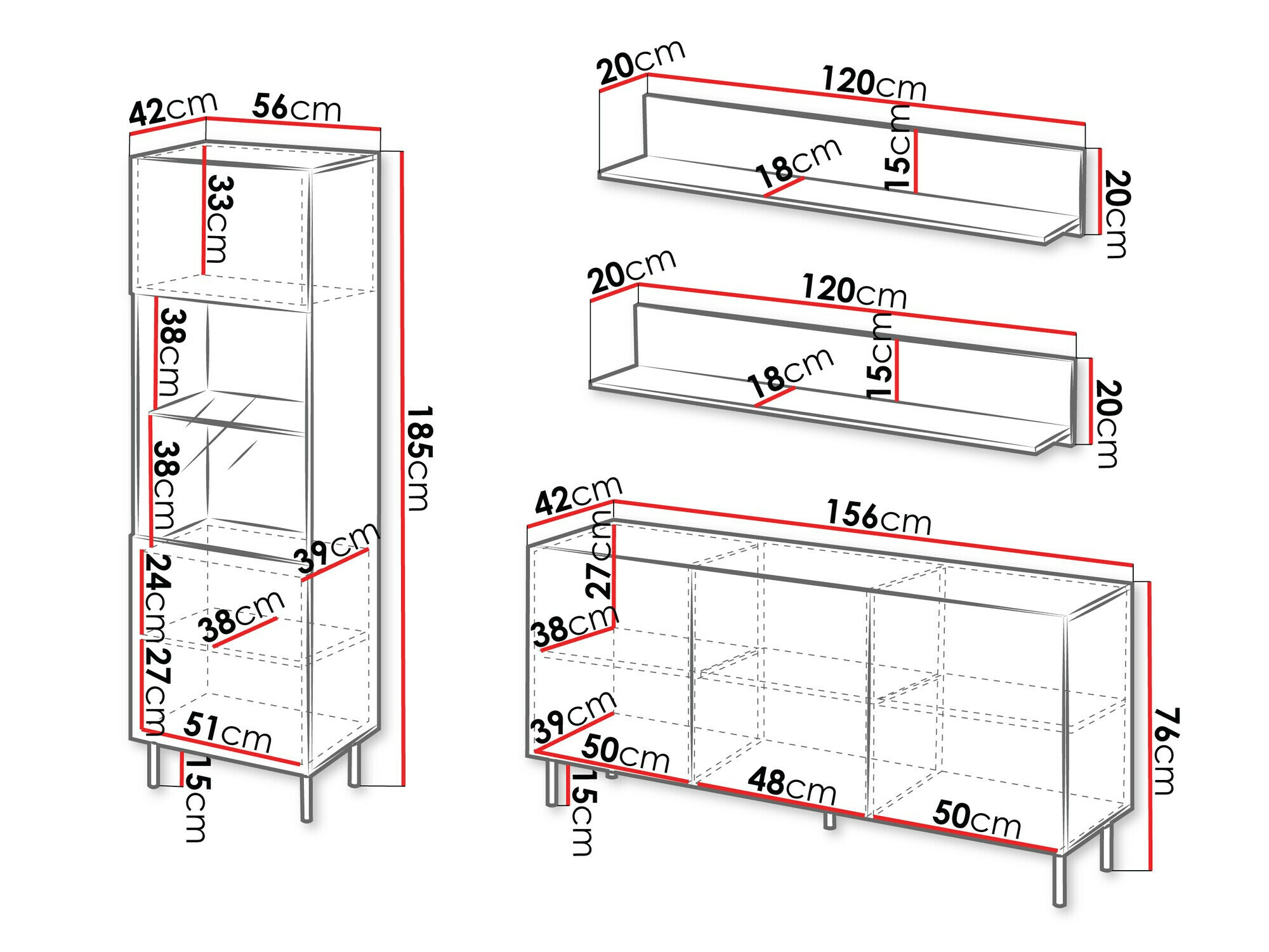 Wohnzimmer-Sets Livsevi 109