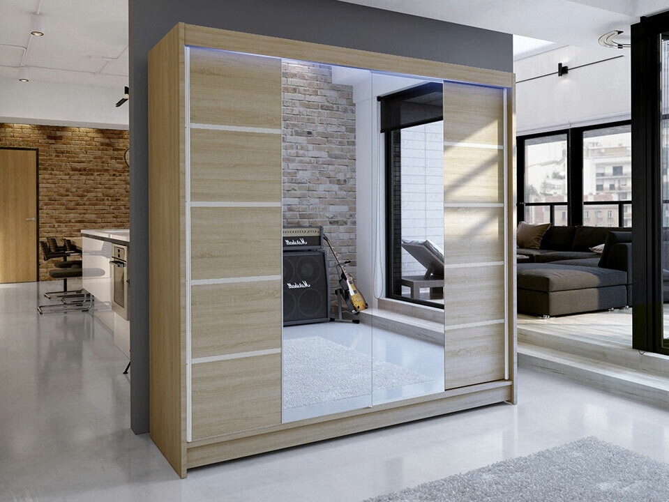 Kleiderschrank Closico Cavaris V (Sonoma Eichenholzoptik)