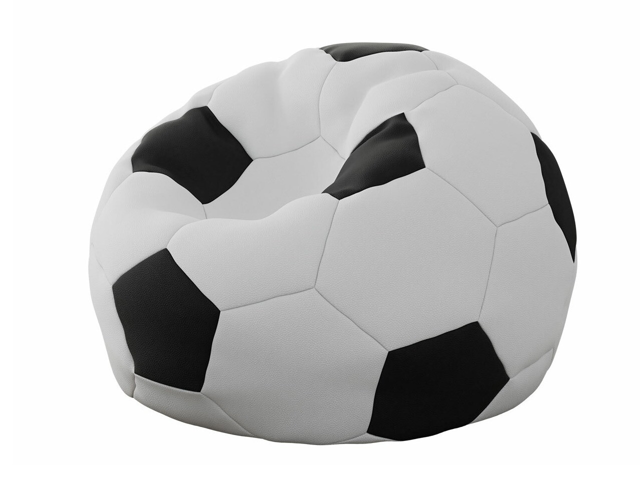 Sitzsack Comfivo 287 (Weiß + Schwarz)
