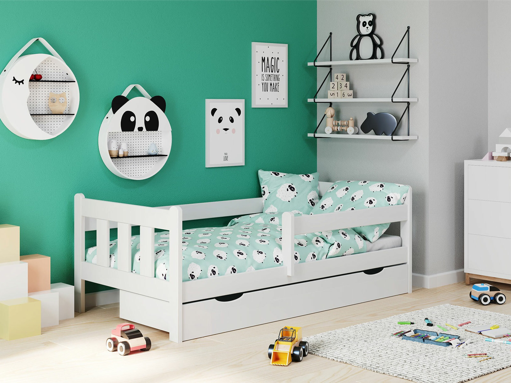 Bett Houston 889 (Weiß)