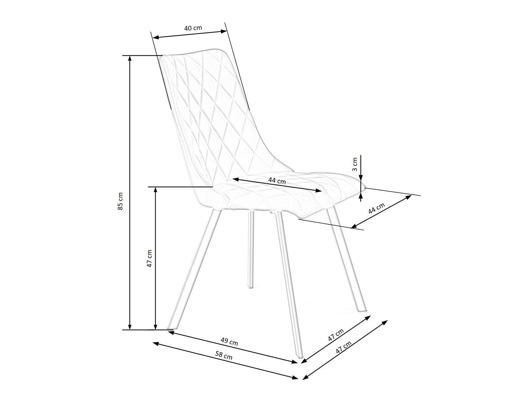 Stuhl Houston 1233 (Zimt)