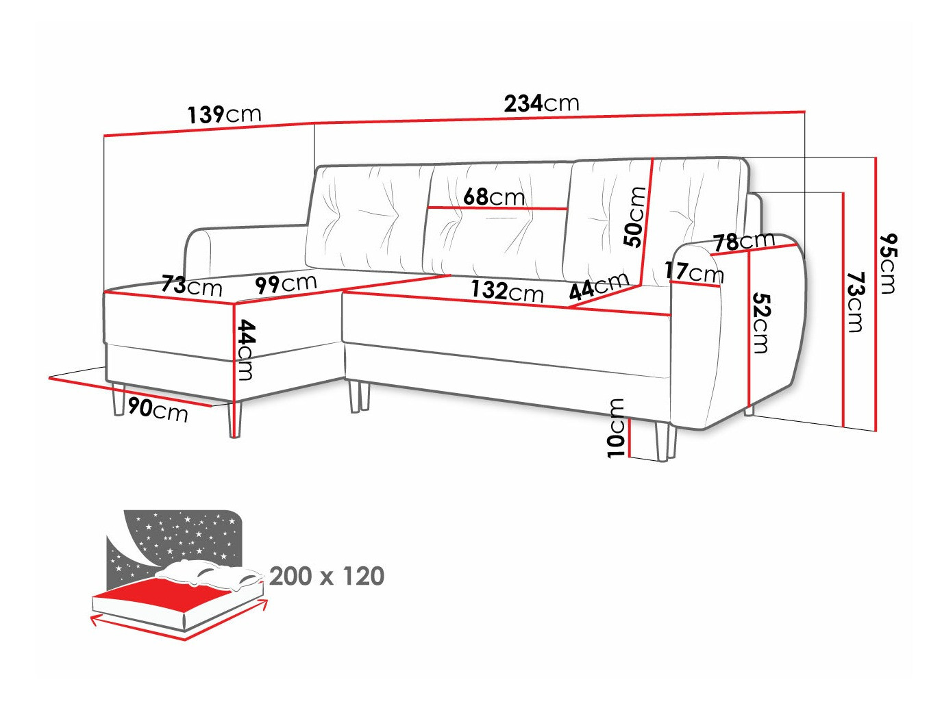 Ecksofa Memphis 109 (Itaka 16)