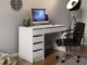 Bürotisch Comfivo 312 (Weiß + Weiß glänzend)