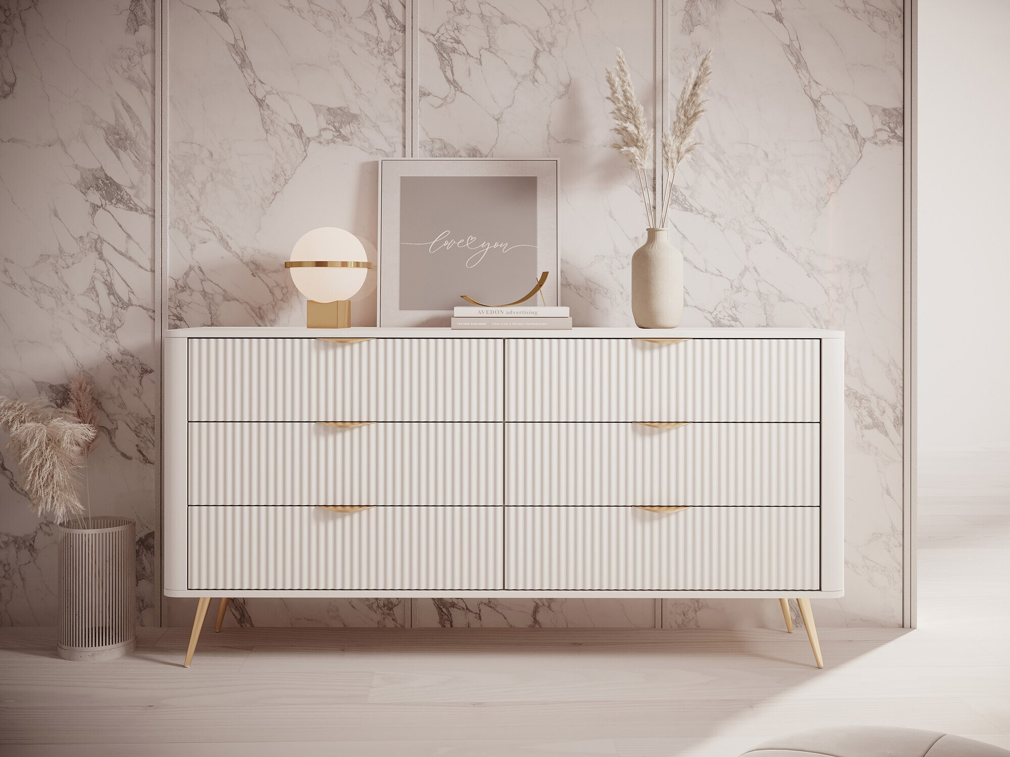 Kommoden Versoe 102 (Beige)