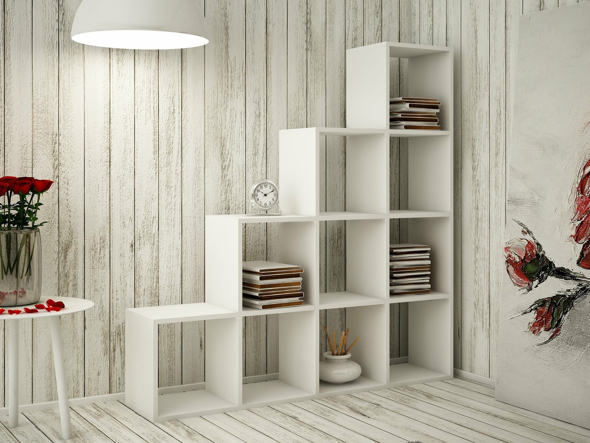 Regal Mandeville 233 (Weiß)