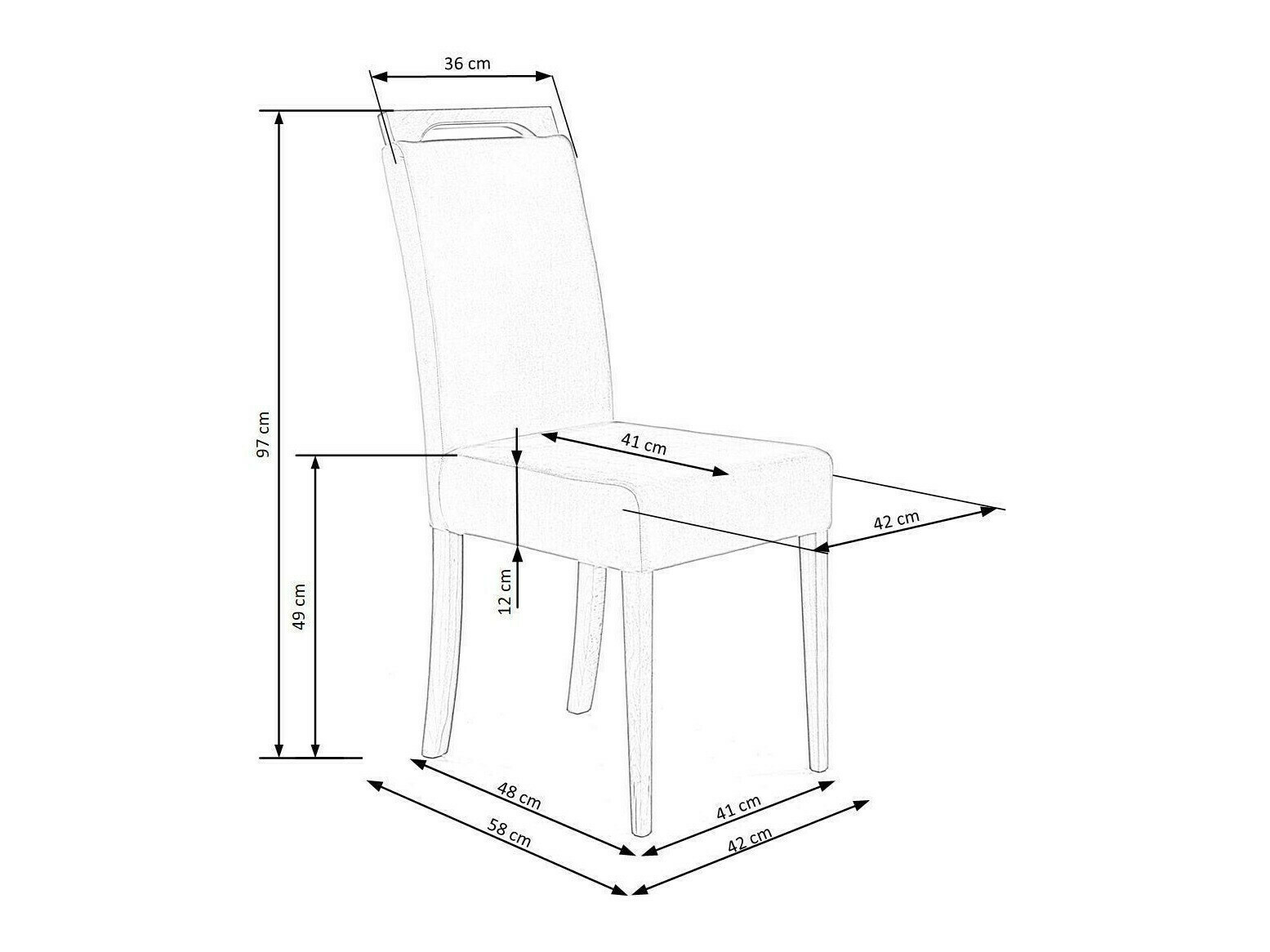 Stuhl Houston 1055 (Monolith 85)