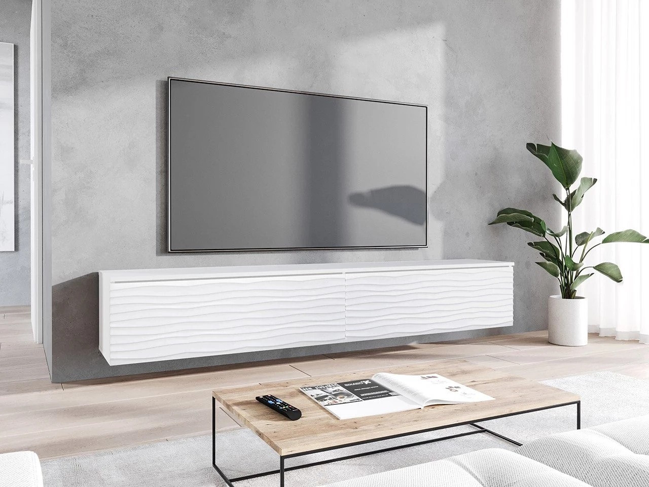 TV-Möbel Sarasota 164 (Weiß)